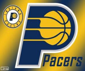 yapboz Indiana Pacers NBA takımının Logo. Merkez Grubu, Doğu Konferansı